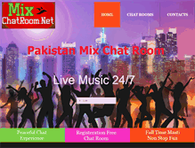Tablet Screenshot of mixchatroom.net
